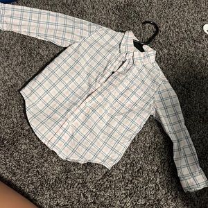 Pink white and blue 2T Janie and Jack button down.